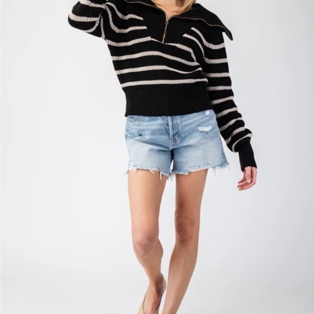 Striped Long Sleeve Sweater Pullover - Picture 7 of 7